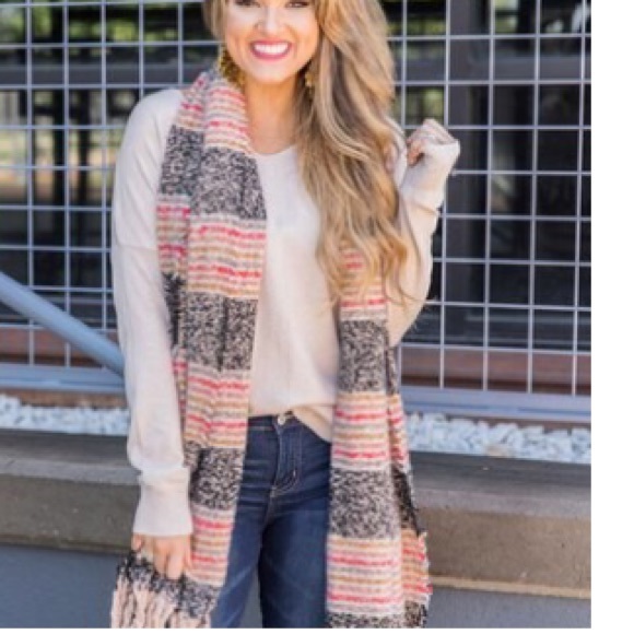 Pink Lily Late Nights With You Scarf - Picture 2 of 3